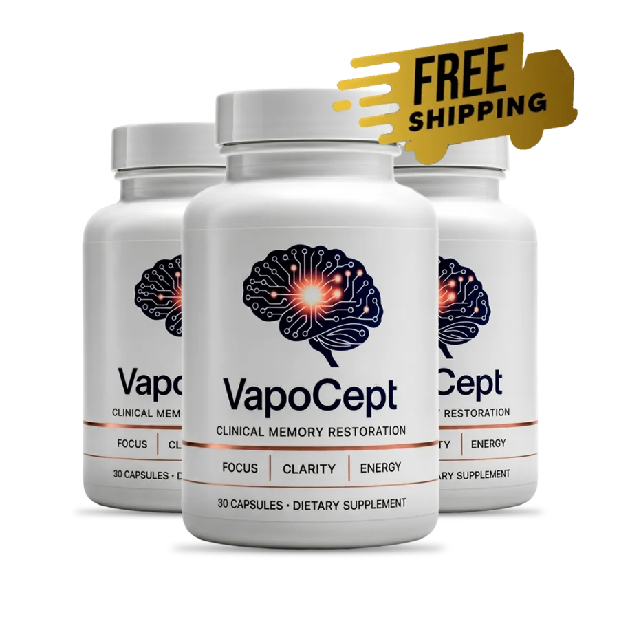 Three bottles of VapoCept with free shipping